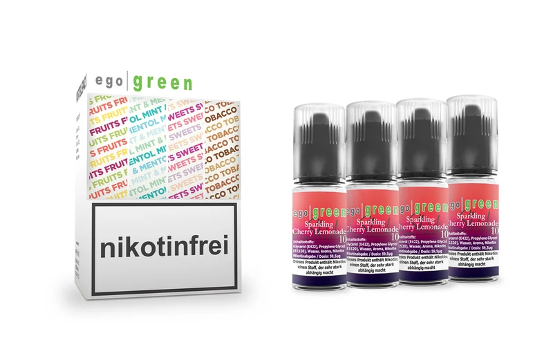 E-Shisha Liquid Sparkling Cherry Lemonade [Nikotinsalz] 10ml