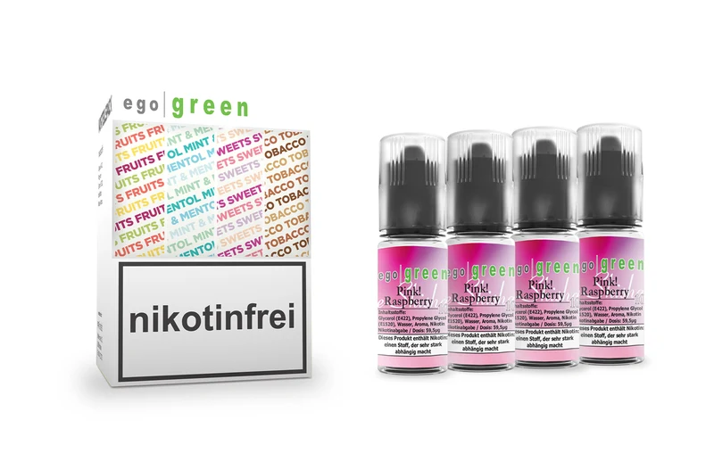 E-Shisha Liquid Pink! Raspberry [Nikotinsalz] 10ml