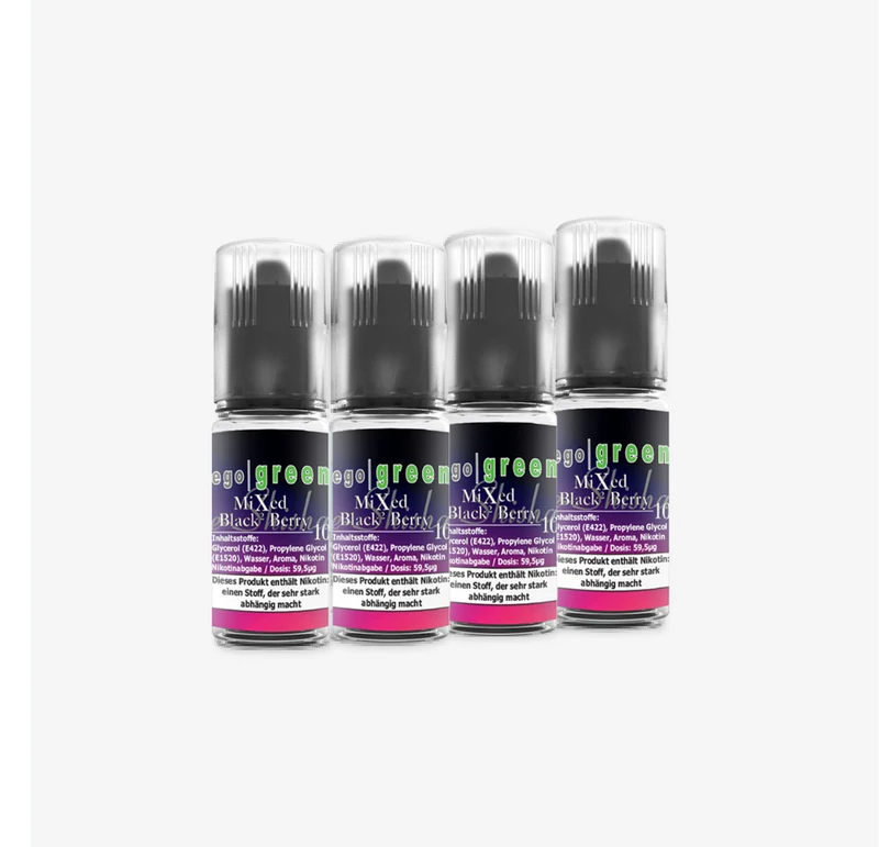 E-Shisha Liquid Mixed Black² Berry [Nikotinsalz] 10ml