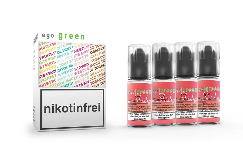 E-Shisha Liquid ICY Watermelon [Nikotinsalz] 10ml