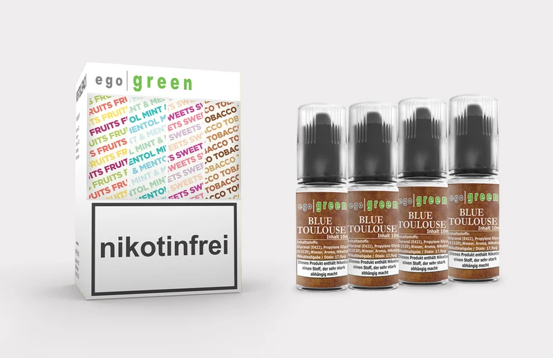Blue Toulouse Tabak e-Liquid 10ml
