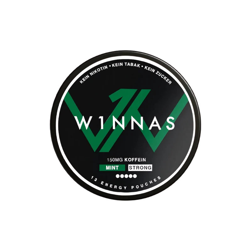 W1NNAS - Mint Strong 150mg Koffein - 10x7,8g