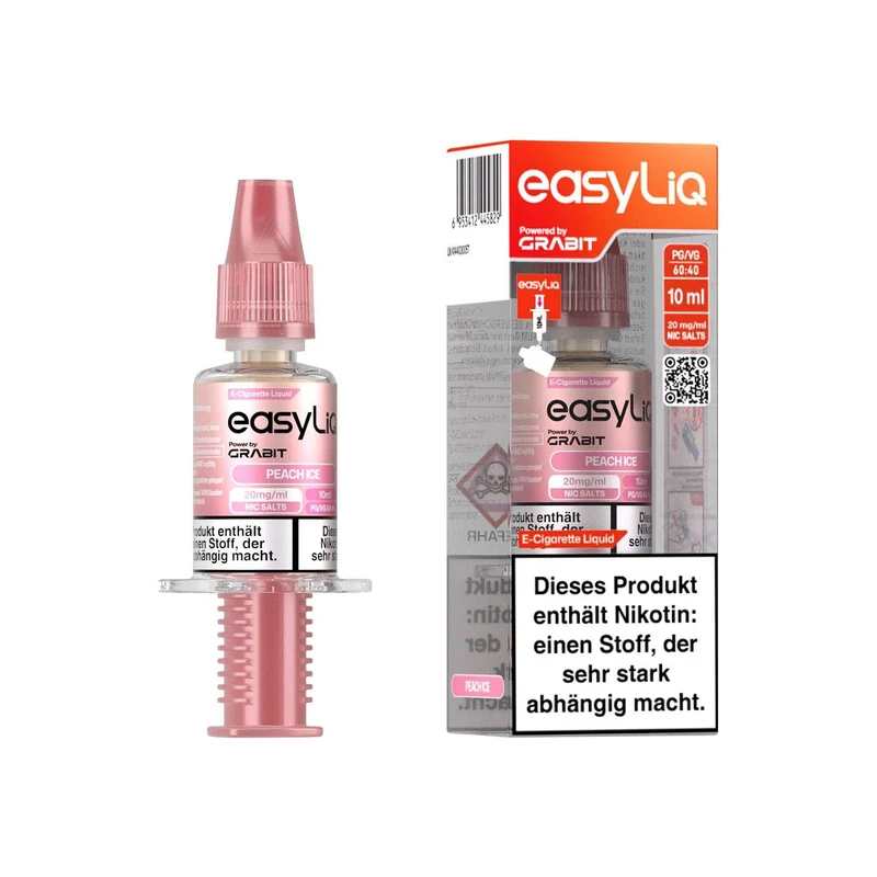 GRABIT easyLiQ Injector Peach Ice 10ml/20mg