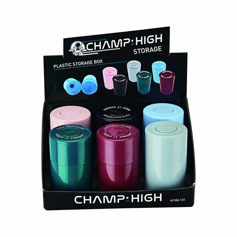 Champ High Air Tight Vakuumdose – 60 × 100 mm, Display 6 Stück