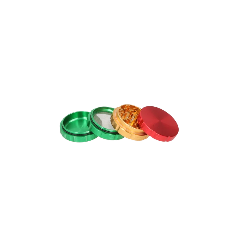 Super Heroes Grinder 4tlg. Alu, bunt, Ø 5cm, H. 4,2cm