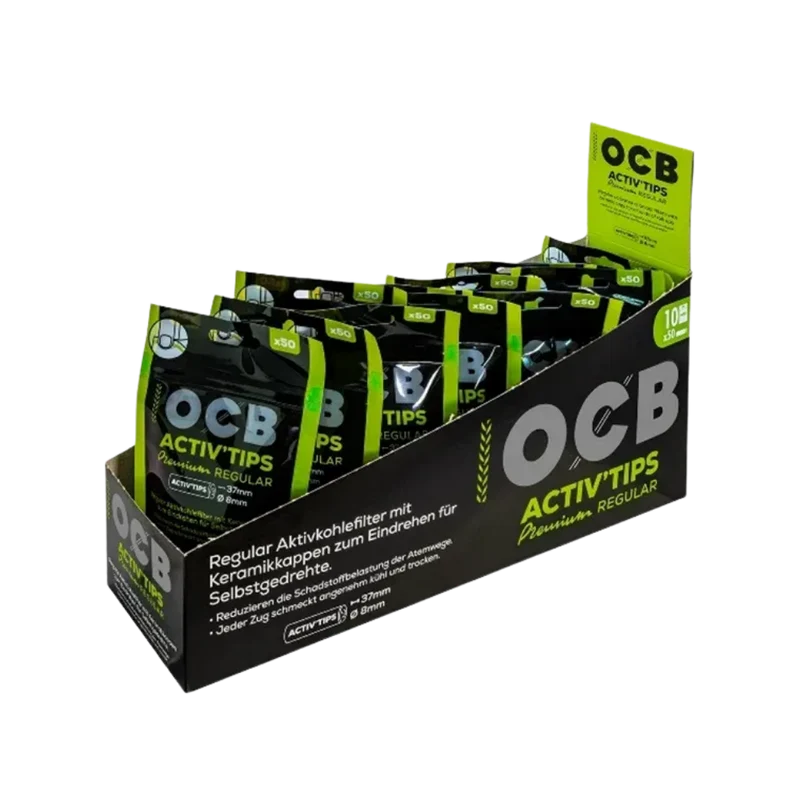 OCB FILTER - Active Tips Regular 8mm - 10x50