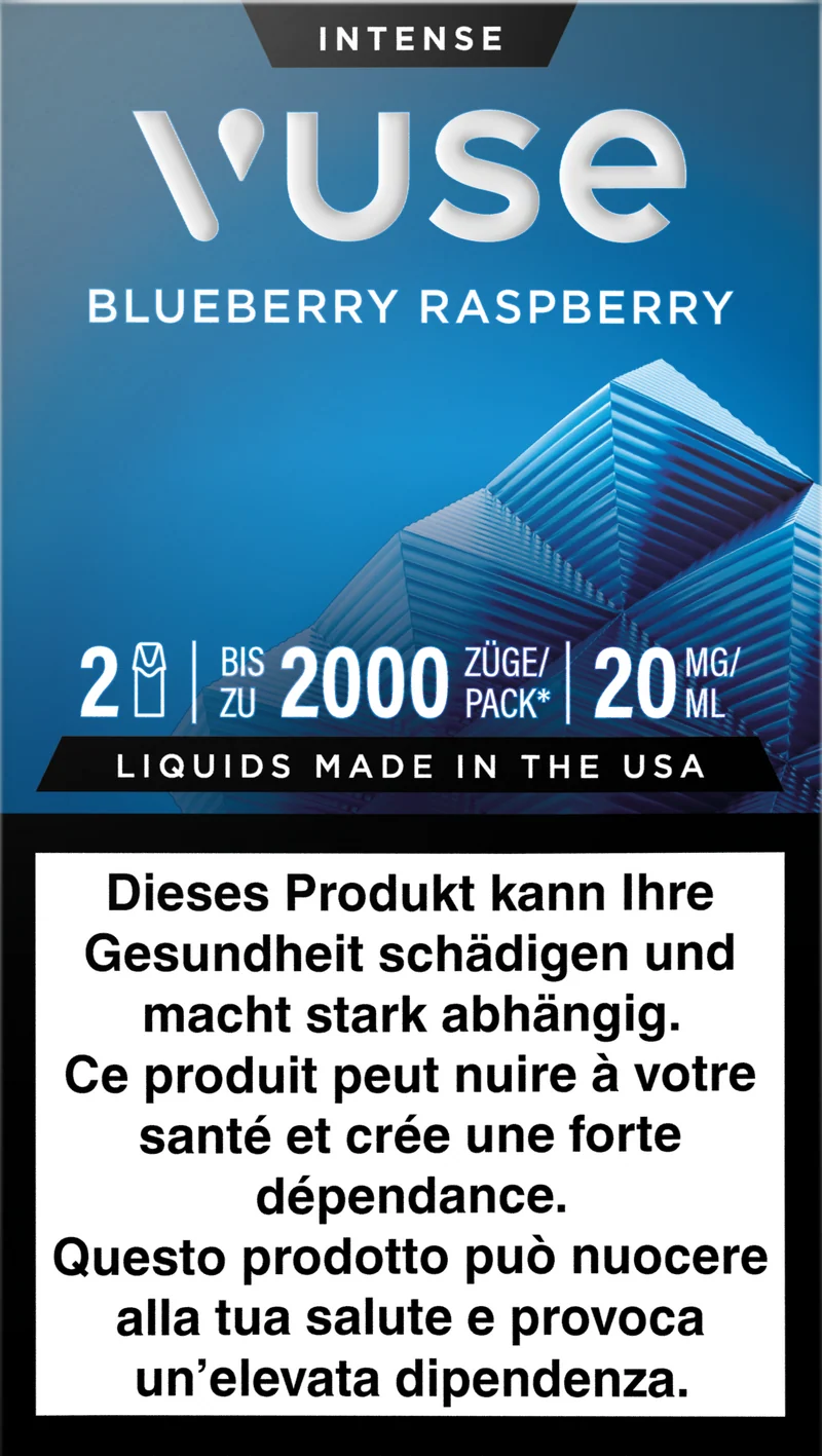 Vuse Pod Blueberry Rasperry 20mg 2pods