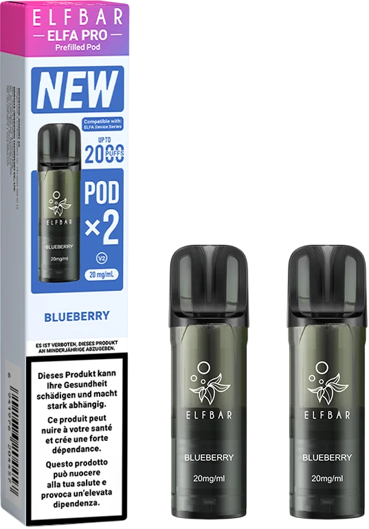 Elfbar Elfa Pro V2 Blueberry 2ml 2Pods