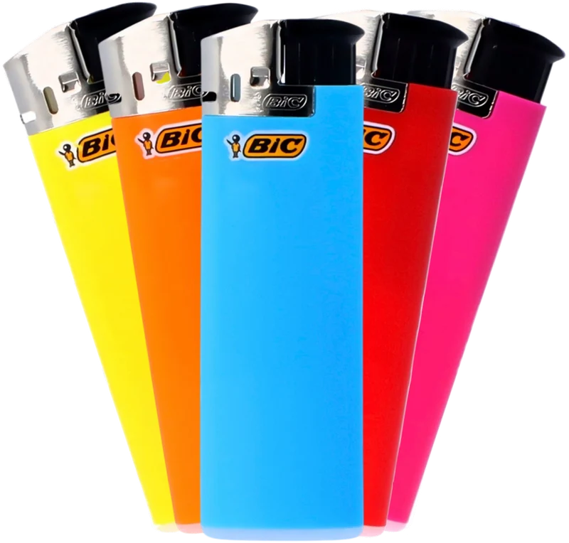 Feuerzeug BiC Electronic J 38 Farbig, Einzeln