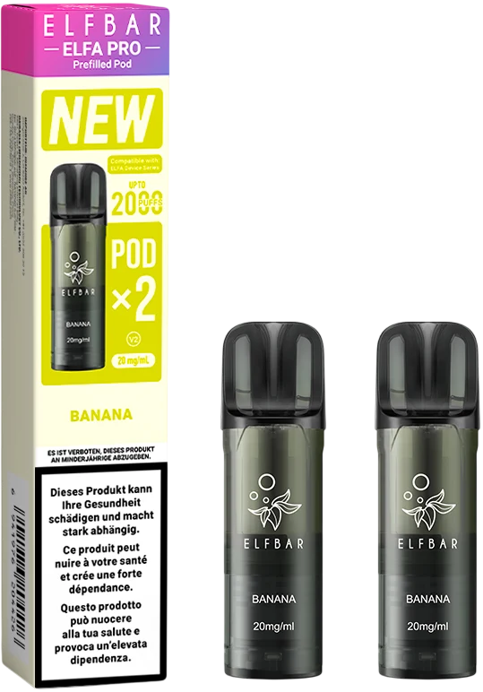Elfbar Elfa Pro V2 Banana 2ml 2pods