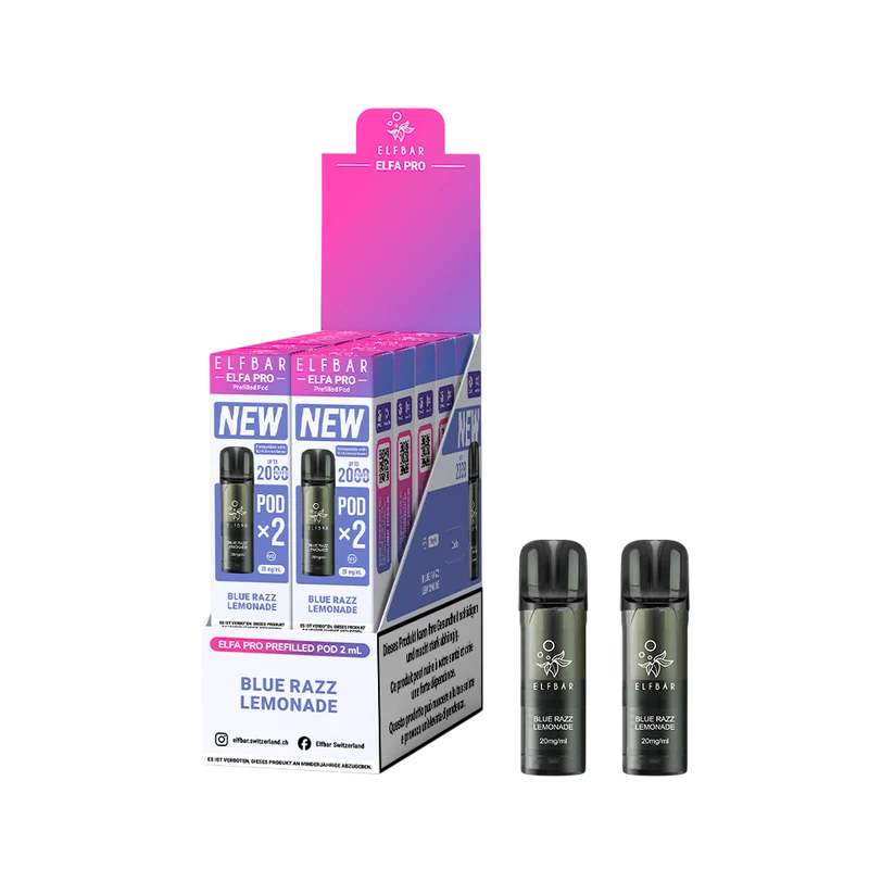 Elfbar Elfa Pro V2 Blue Razz Lemonade 2ml 2Pods