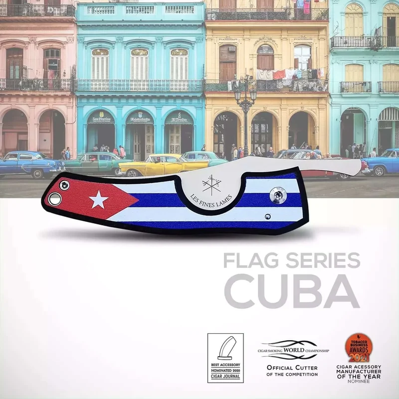 Les Fines Lames LE PETIT Flag Zigarrenabschneider