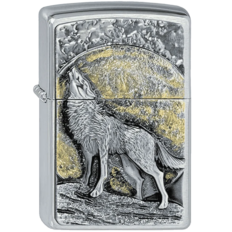 Zippo 2003038 Wolf Moonlight
