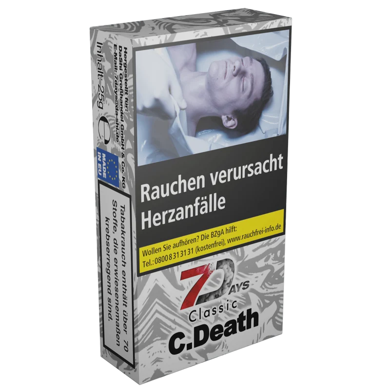 7Days Classic - Cold Death - 25g Shisha Tabak