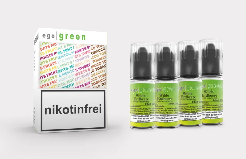 Wilde Erdbeere (wild strawberry) e-Liquid 10ml