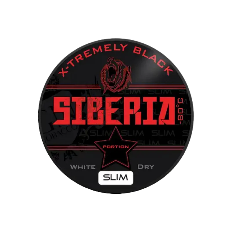 SIBERIA - Kautabak Black Slim -80°C 43mg - 10x13g