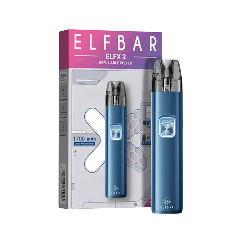 Elfbar ELFX 2 Refillable Pod Kit - Ocean Blue