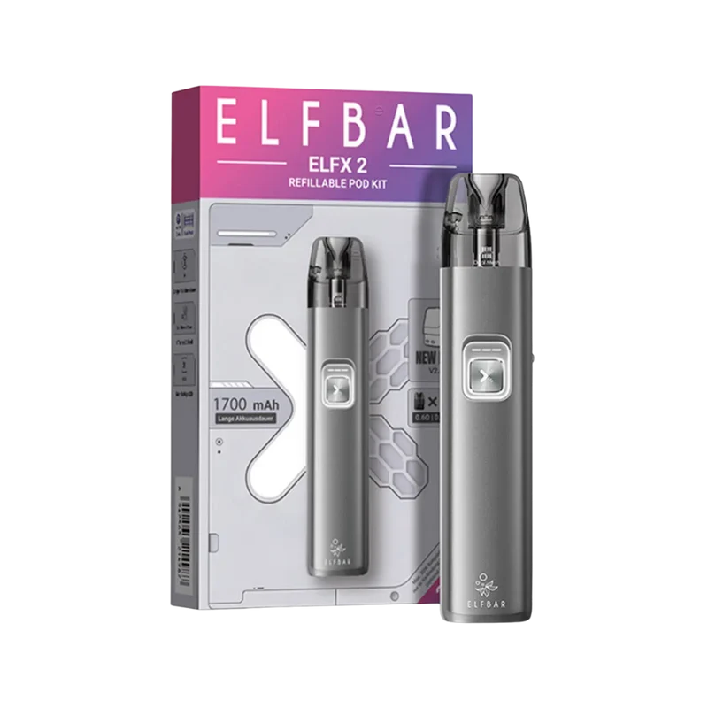 Elfbar ELFX 2 Refillable Pod Kit - Space Grey