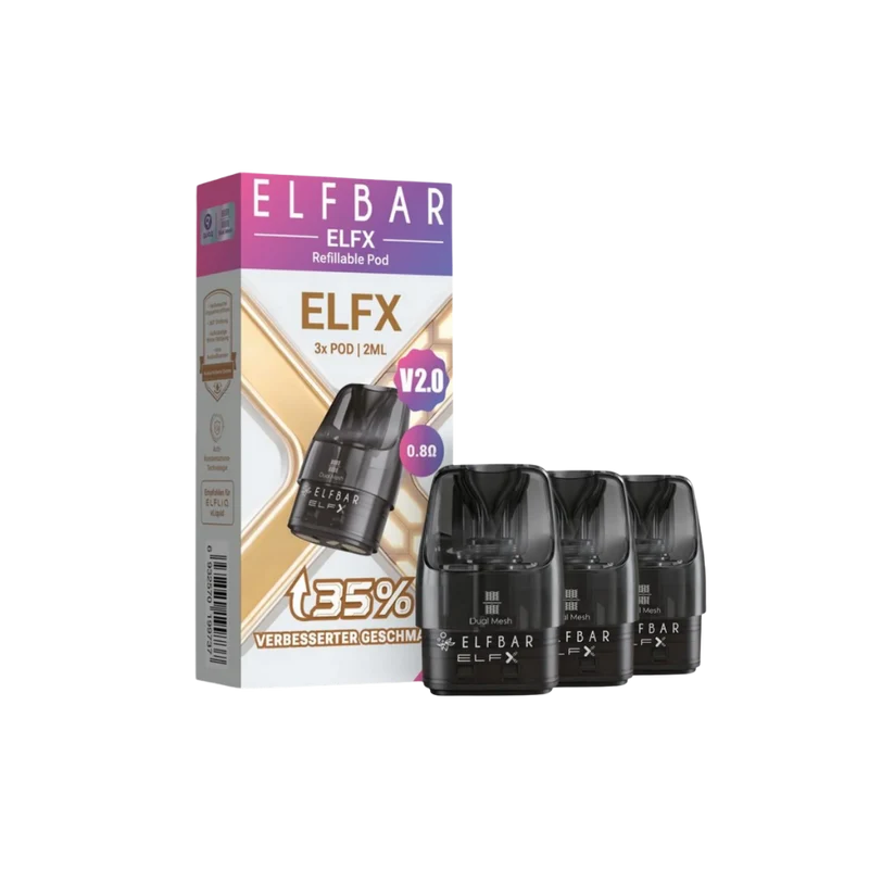 Elfbar - ELFX Mini 2.0 Refillable Pod - 0.8 Ohm