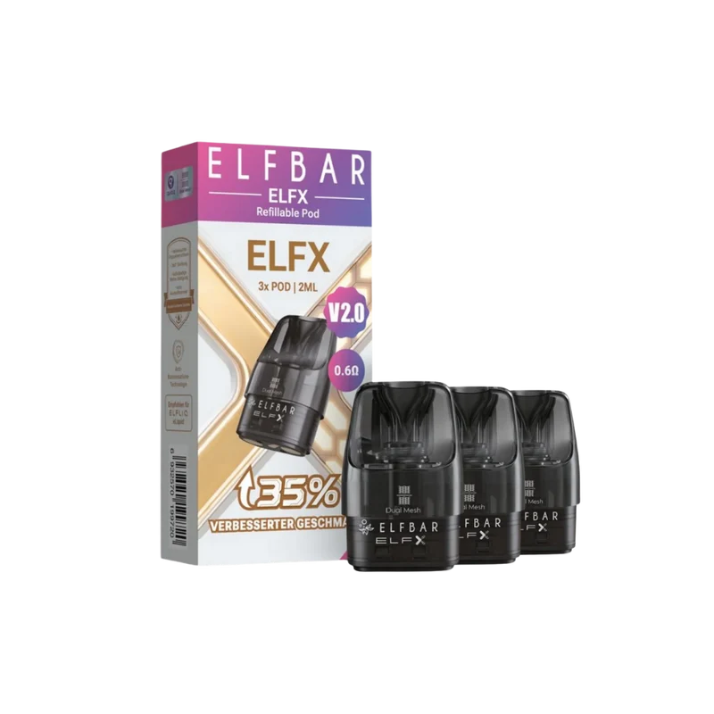 Elfbar - ELFX Mini 2.0 Refillable Pod - 0.6 Ohm