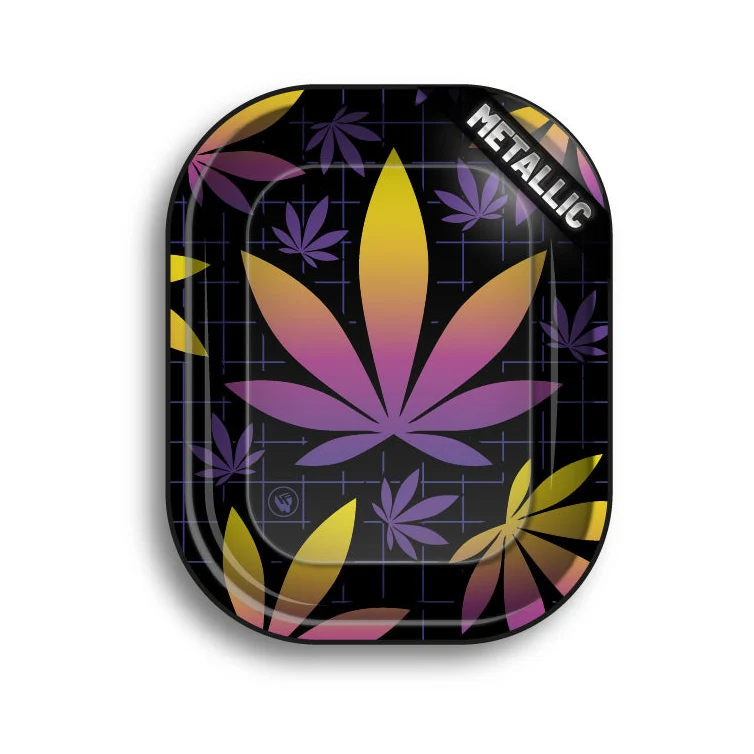 FireFlow Rolling Tray S «Leaves 37 4/4» 14 × 18 cm (4 Stk.)