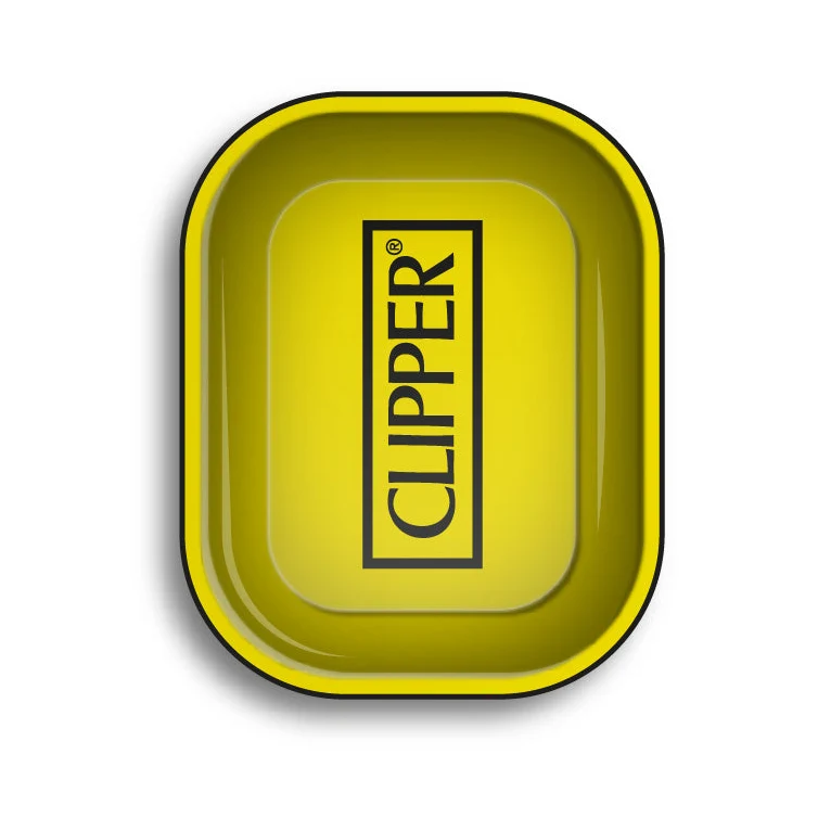 FireFlow Rolling Tray S «Clipper Logo Yellow» 14 × 18 cm (4 Stk.)