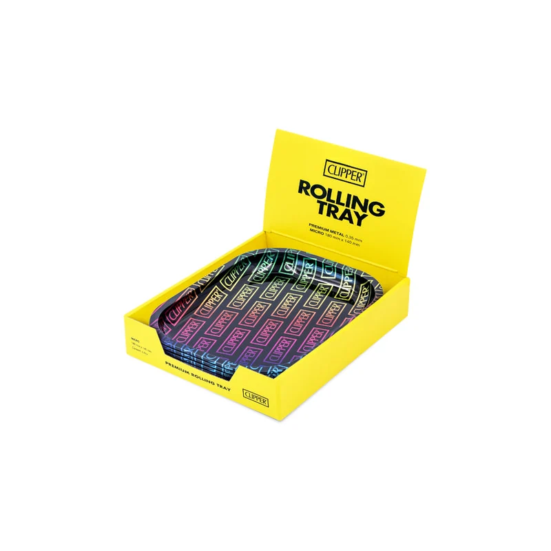 FireFlow Rolling Tray S «Clipper Gradient» 14 × 18 cm (4 Stk.)