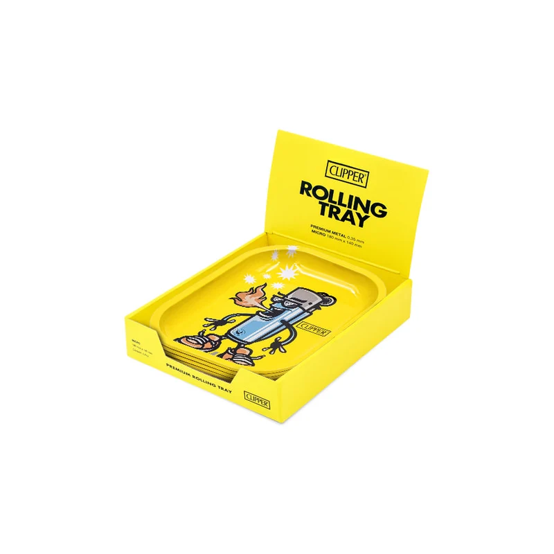 FireFlow Rolling Tray S «Clipper Character» 14 × 18 cm (4 Stk.)