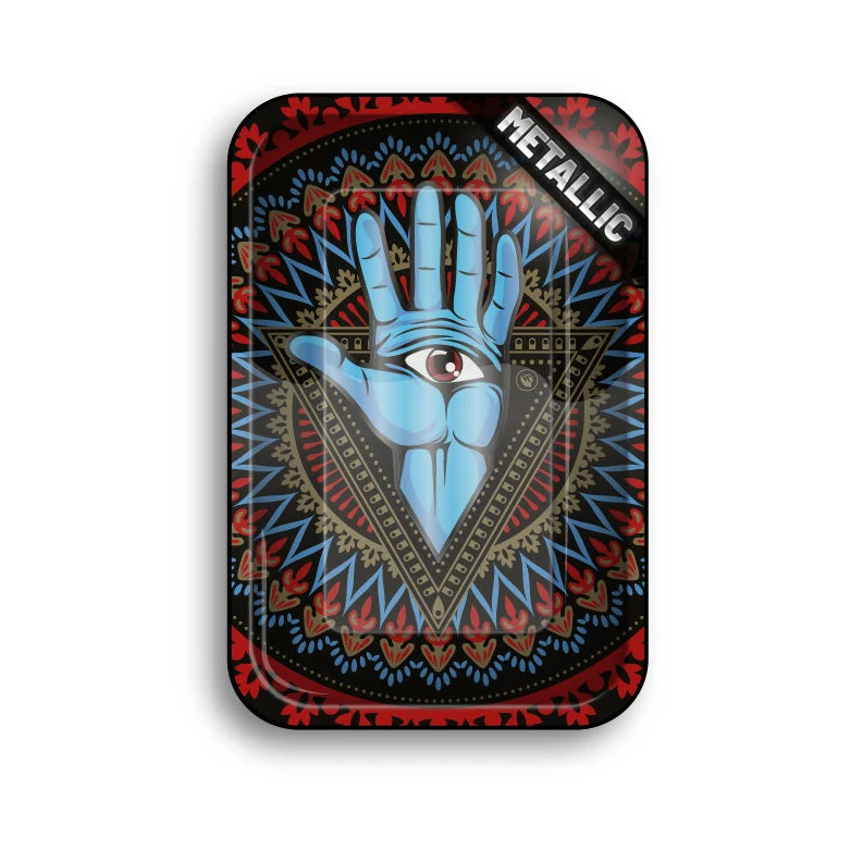 FireFlow Rolling Tray M «Trippy 3rd Eye» 27.5 × 17.5 cm (4 Stk.)