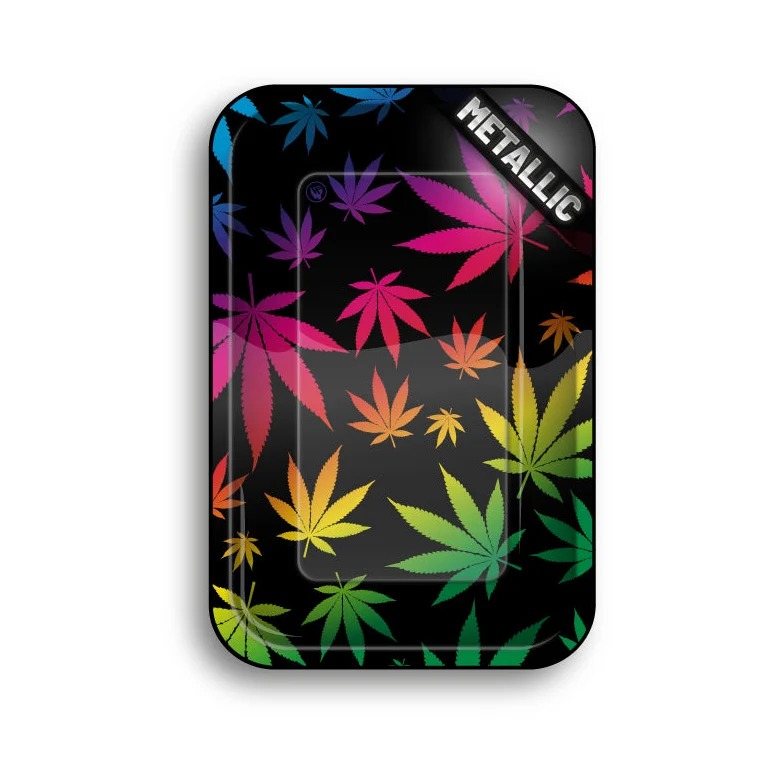 FireFlow Rolling Tray M «Leaves Gradient» 27.5 × 17.5 cm (4 Stk.)