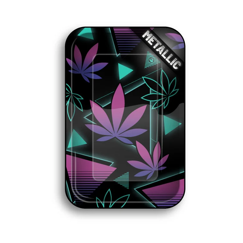 FireFlow Rolling Tray M «Leaves 37 2/4» 27.5 × 17.5 cm (4 Stk.)
