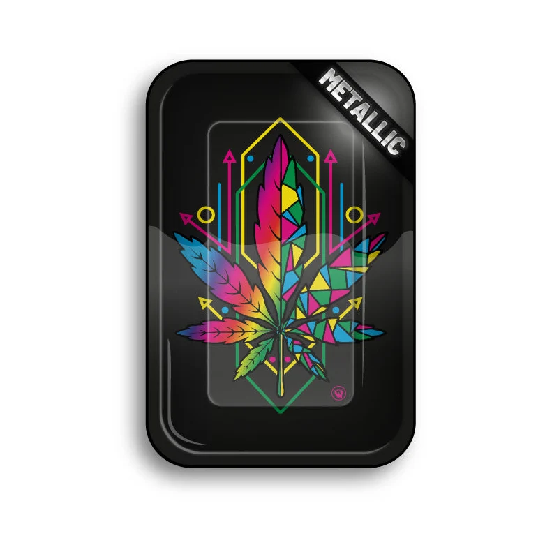 FireFlow Rolling Tray M «Geometrical Leaves» – 4 Stk.