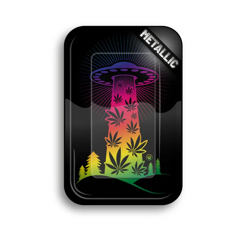 FireFlow Rolling Tray M «420 Ufo Gradient» 27.5 × 17.5 cm (4 Stk.)