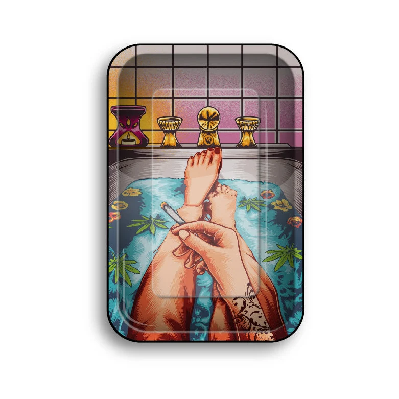 FireFlow Rolling Tray M «420 Bath» 27.5 × 17.5 cm (4 Stk.)
