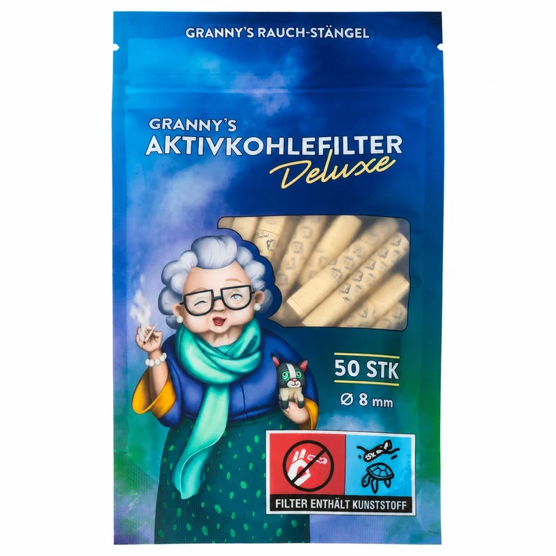Granny’s Hybrider Aktivkohlefilter Deluxe – 8 mm