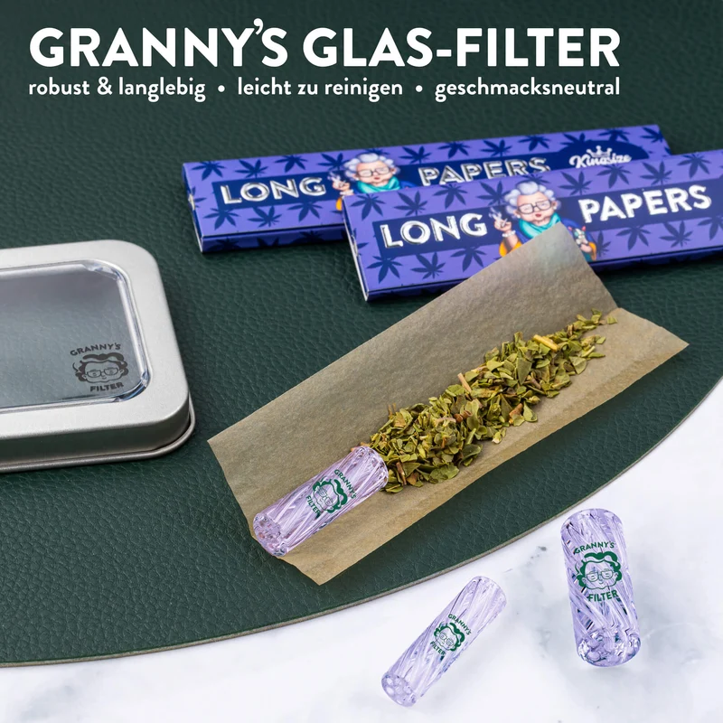 Glas Tips Filter Set – 8 mm, 10 mm & 12 mm | wiederverwendbar
