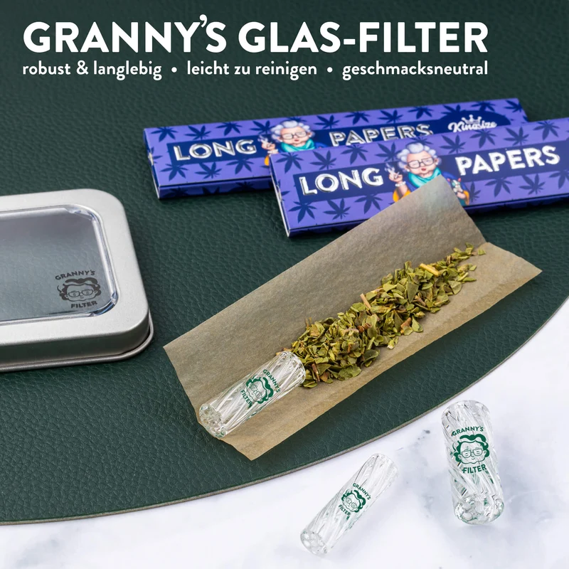Glas Tips Filter Set – 8 mm, 10 mm & 12 mm | wiederverwendbar