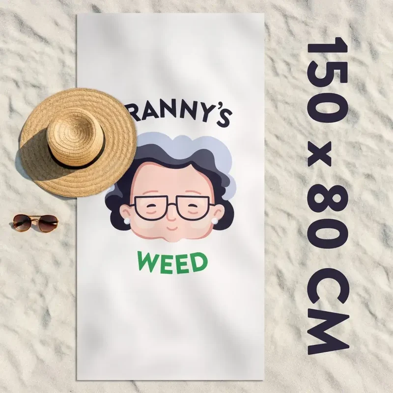 Granny’s Weiches Microfaser-Handtuch 150×80 cm