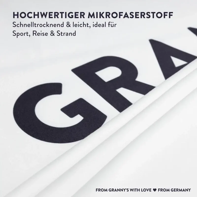 Granny’s Weiches Microfaser-Handtuch 150×80 cm