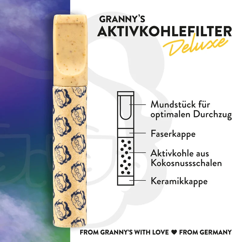 Granny’s Hybrider Aktivkohlefilter Deluxe – 6 mm
