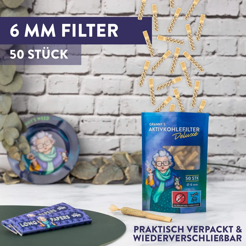 Granny’s Hybrider Aktivkohlefilter Deluxe – 6 mm