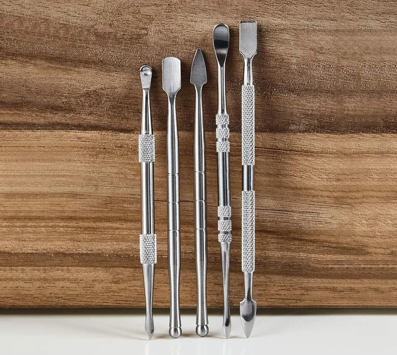 Granny’s 5-teiliges Dabbing Tool Set aus Edelstahl mit Dab Case