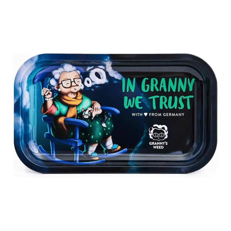 Metall Rolling Tray – Große Drehunterlage & Bauunterlage für Joints