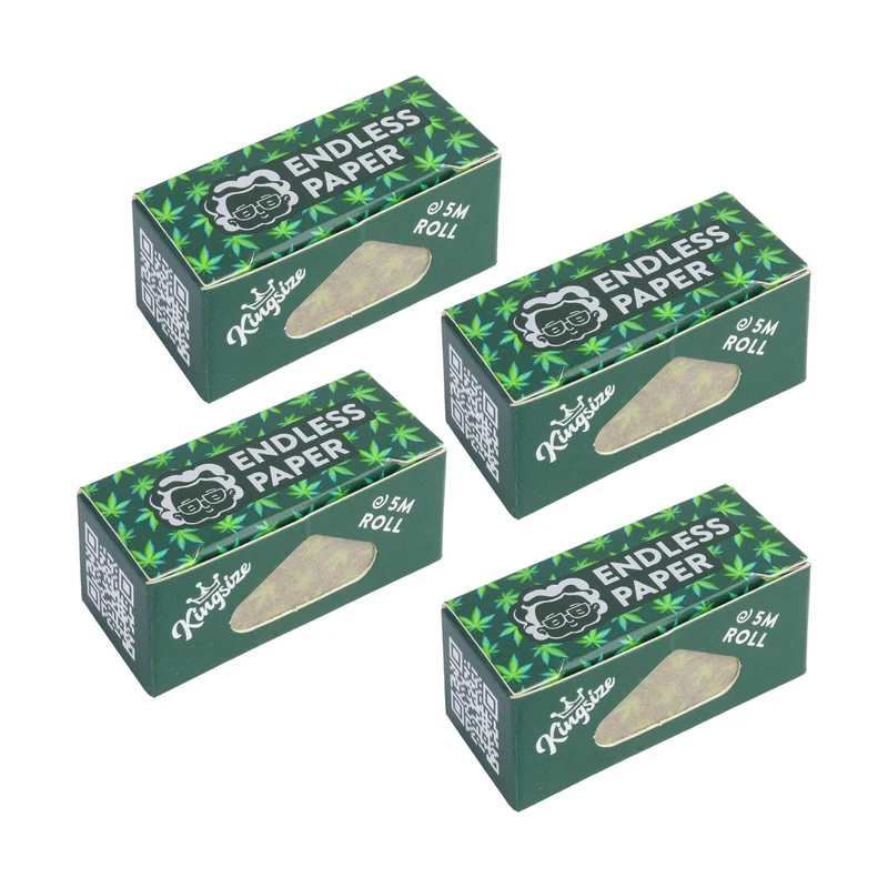 Granny's Organic Hanf Endless Papers für Joints – 5 Meter Rolle, 45 mm breit