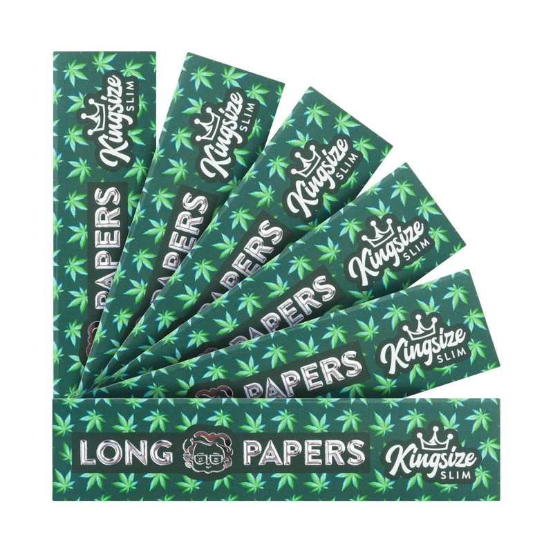 Granny's Organic Slim Long Papers | aus Hanf 45 mm | Grün