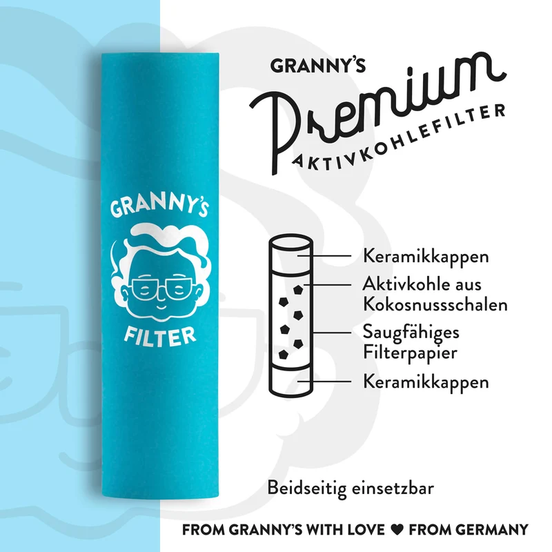 Aktivkohlefilter 7 mm – Vegane Slim Filter