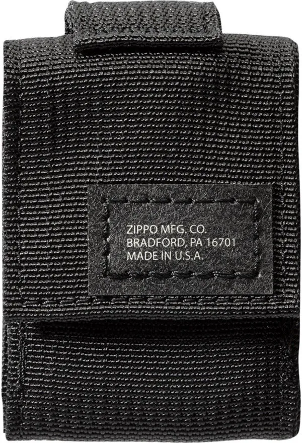 Zippo Set Gürteltasche mit Feuerzeug Schwarz
