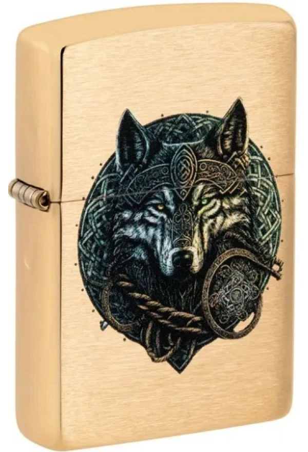 Zippo Wolf Warrior Design