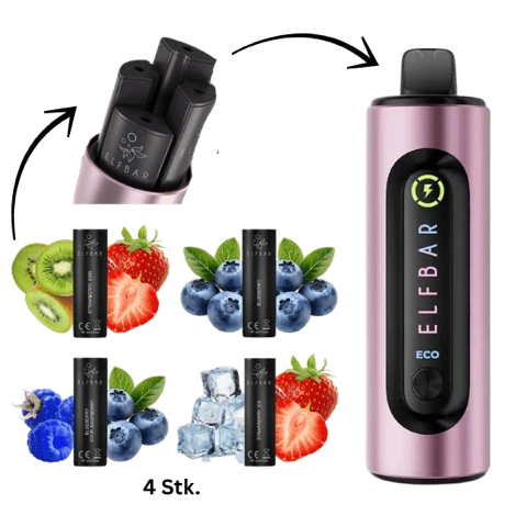 Elfbar 4 in 1 Starter Kit inkl. 4 Pods - Berry Edition
