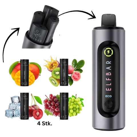 Elfbar 4 in 1 Starter Kit inkl. 4 Pods - Fruit Edition